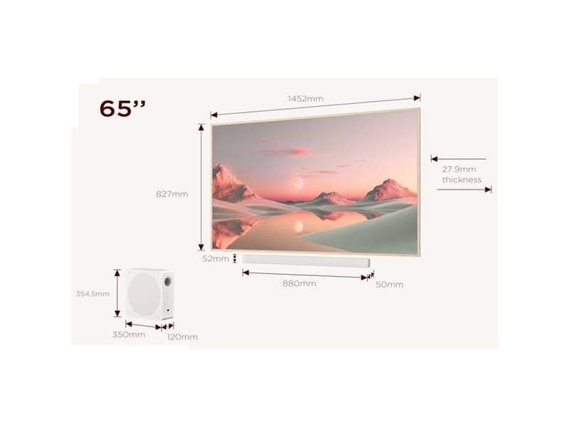  Tcl qled pro 65a300 pro tv 65 4k smart google tv qled pro 65A300PRO - Conforama C