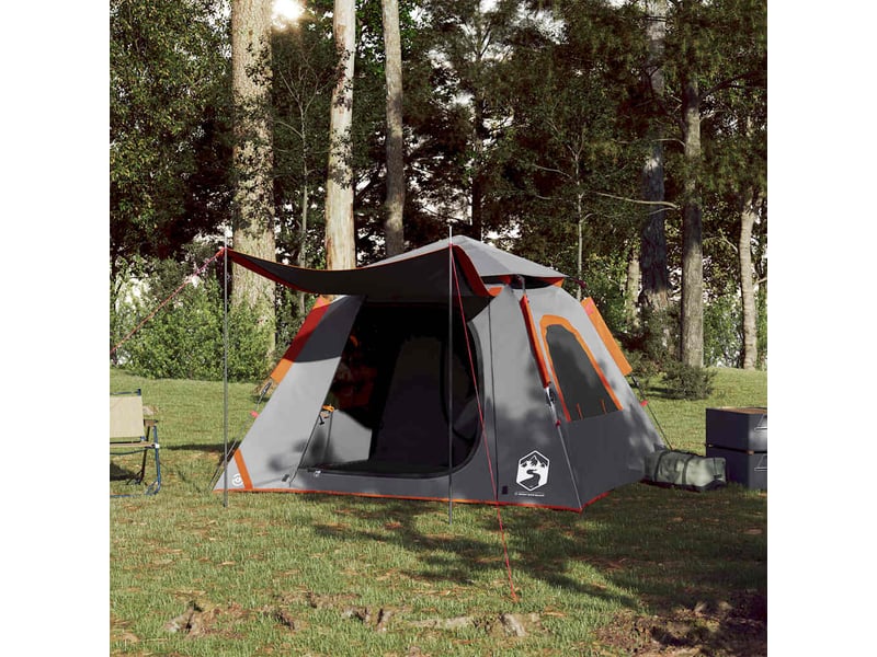  Tente de camping, tente à dôme 4 personnes libération rapide shl22110  - Conforama C