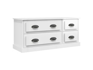 Meuble tv coloris blanc 100 cm <strong></strong>  <strong></strong>