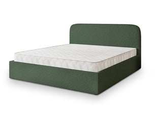 Lit coffre 160x200 cm <strong>MASSENO</strong>  <strong></strong> coloris vert