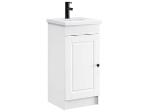 Meuble de salle de bain avec évier blanc 42x40x84.5 cm shl9997
