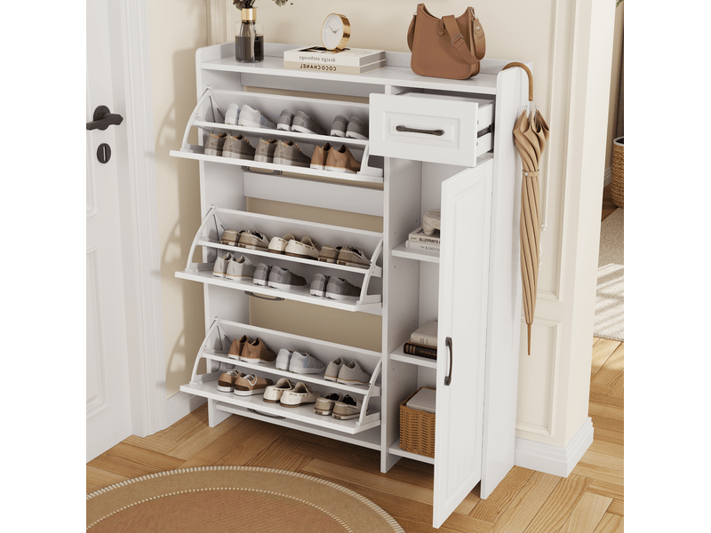  Vicco coiffeuse, blancblanc brillant, 51.4cm  - Conforama C