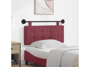 Tete de lit A poser largeur 110 cm   rouge