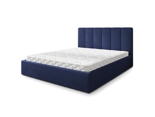 Lit coffre 140x200 cm MASSENO   coloris bleu