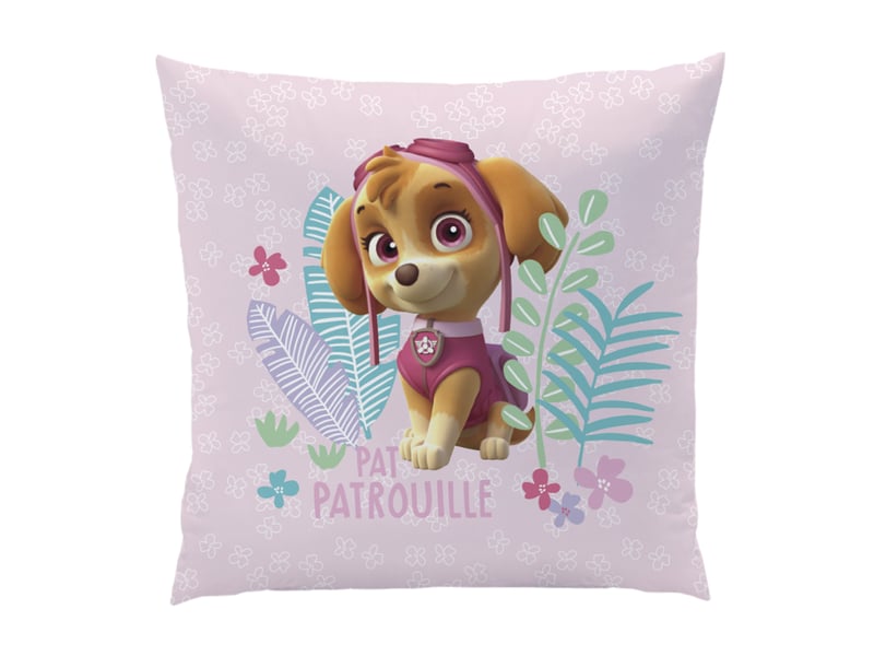 Ensemble plaid et coussin, pat'patrouille paradise 110x140+40x40cm  - Conforama D