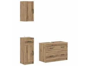 Ensemble de meuble de salle de bain 3 pièces utrecht cf63501