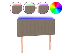 Tete de lit A poser largeur 100 cm taupe