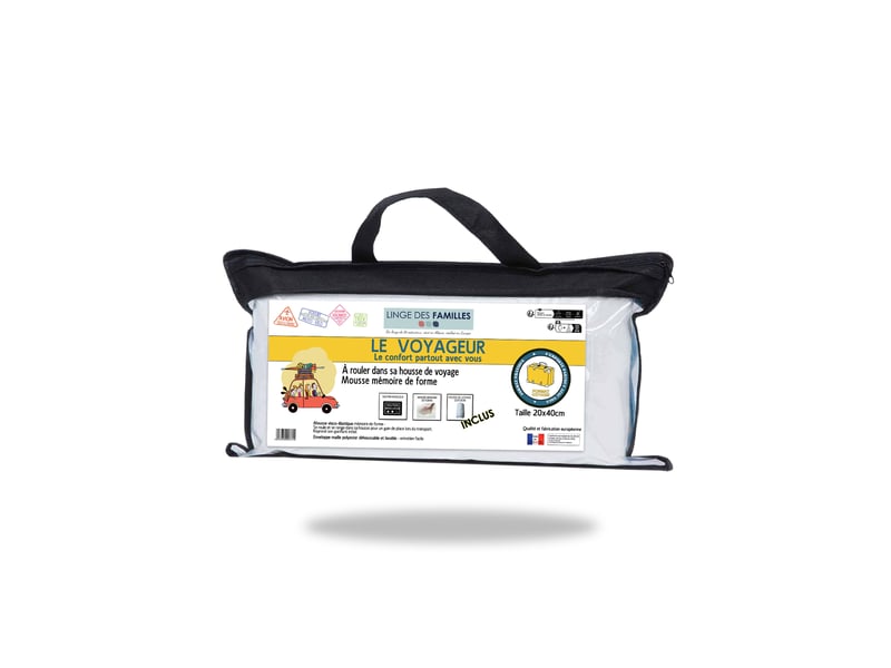 Alkamto Memory Foam Reisekissen – Selbstaufblasend, Mit Kühl-Effekt & Wasserdichter Tasche – Für Flug, Auto & Camping