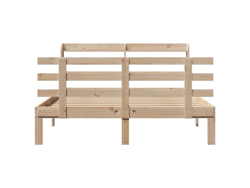  Lit double- lit adulte -  cadre de lit avec tête de lit sans matelas 150x200 cm  - Conforama C