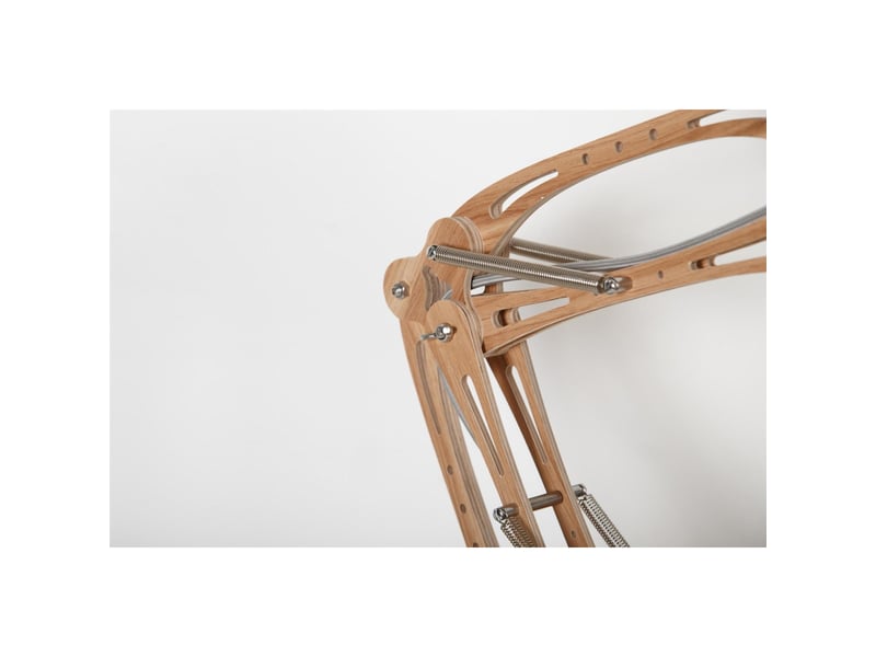  Lampe de bureau articulée merop 55cm naturel  - Conforama B