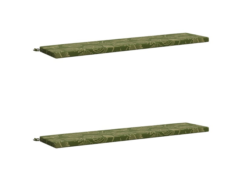 Lot de 2 coussins de banc, coussins d'assise soest 100 % polyester cf56886 - Conforama A