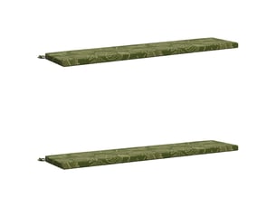 Lot de 2 coussins de banc, coussins d'assise soest 100 % polyester cf56886