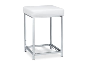 Pouf / repose pied HELLOSHOP 26 blanc