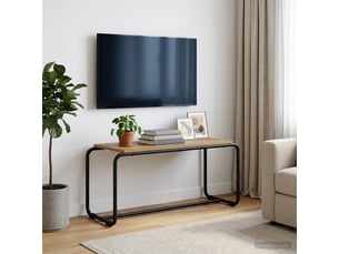 Meuble tv coloris bois clair  <strong></strong>  <strong></strong>