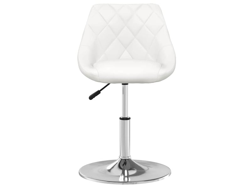  Tabouret de bar, chaise de bar blanc similicuir shl28343  - Conforama A