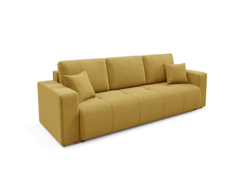  Canapé convertible molinio jaune  - Conforama B