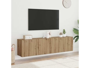 Meuble tv coloris bois clair  <strong></strong>  <strong></strong>