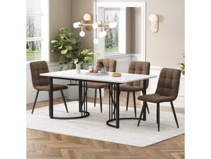 Ensemble table rectangulaire  4 chaise(s)  <strong></strong> <strong></strong> 