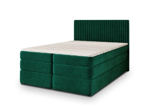 Lit avec rangement 160x200 cm <strong>MASSENO</strong> <strong></strong> coloris vert