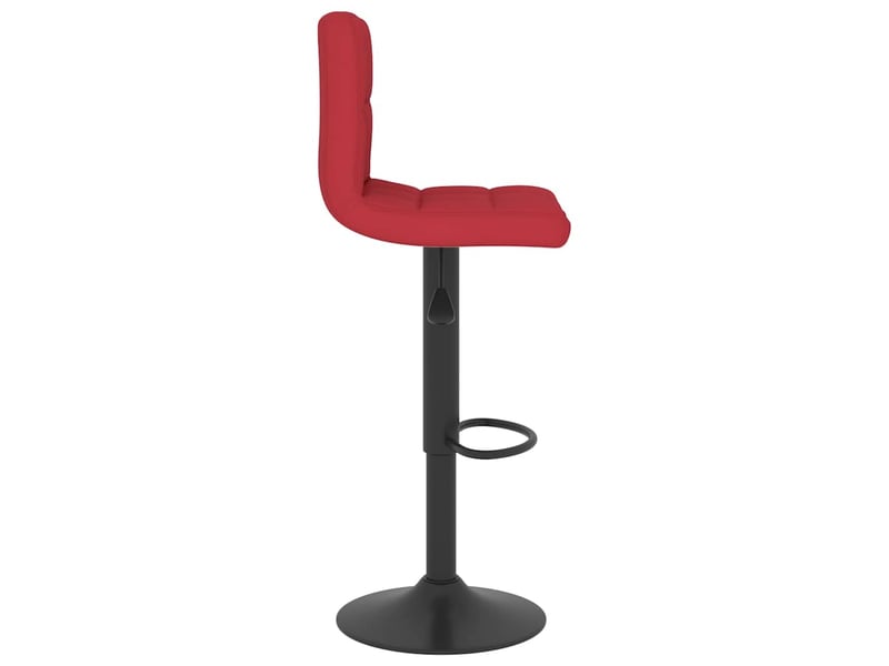  Lot de 2 tabouret de bar, chaise de bar rouge bordeaux tissu shl16438  - Conforama E