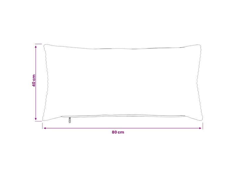 Lot de 6 housses de coussin heerlen jaune 40 x 80 cm velours côtelé cf49922 - Conforama E