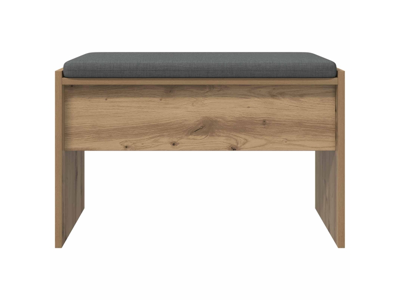  Banc d'entrée, banc interieur chêne artisanal 63x38x40 cm  - Conforama E