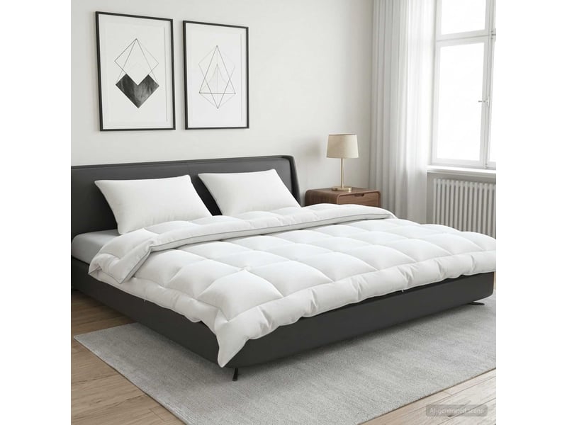  Ensemble de couette et d'oreiller 3 pcs - duvet 200x200 cm 4 saisons  - Conforama B