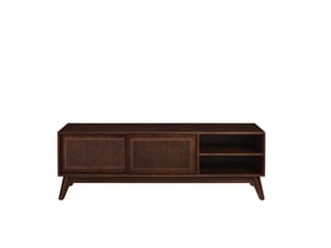 Meuble tv coloris bois foncé 150 cm MEUBLIV  