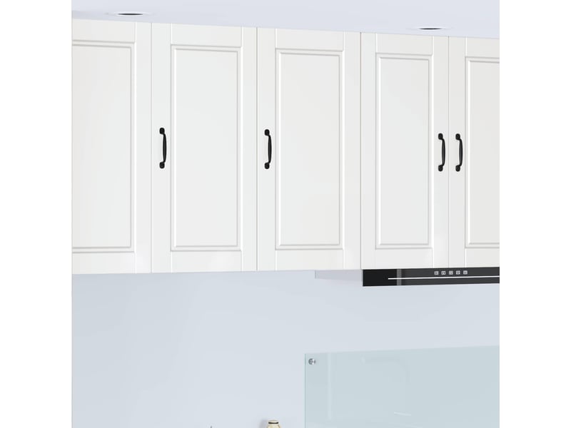  Meuble mural de cuisine, armoire de cuisine blanc brillant 40x31x80cm shl6186  - Conforama B