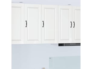 Meuble mural de cuisine, armoire de cuisine blanc brillant 40x31x80cm shl6186