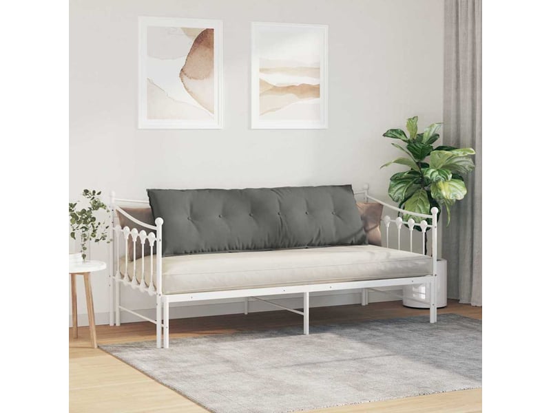  Coussin de dos, coussin de dossier gris foncé 160 x 50 cm tissu en microfibre cf54704  - Conforama D