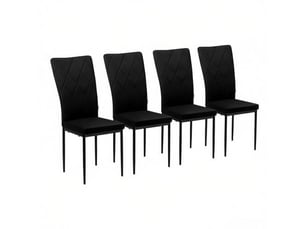Ensemble de 4 chaises design moderne – cuisine, salle à manger, salon, chaises d'accueil et d'attente