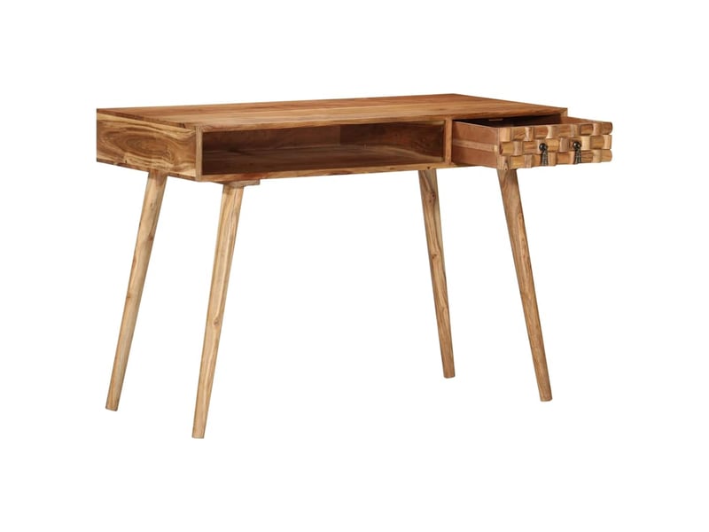  Table de console, console meuble 110x50x76 cm bois d'acacia massif  - Conforama D