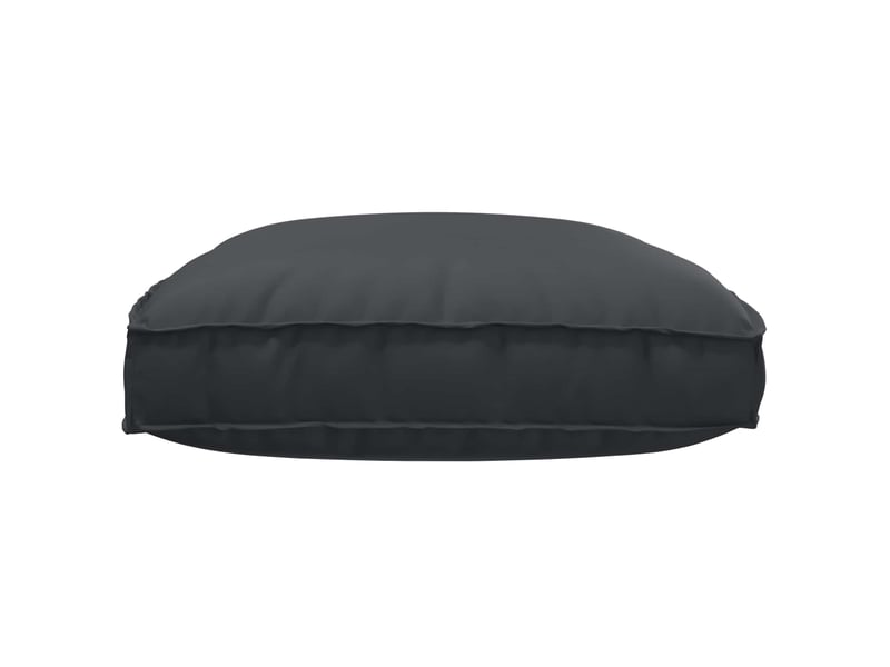  Coussin d'assise, coussin pour chaisecanapé tissu oxford noir 120 x 80 x 12 cm cf56675  - Conforama D