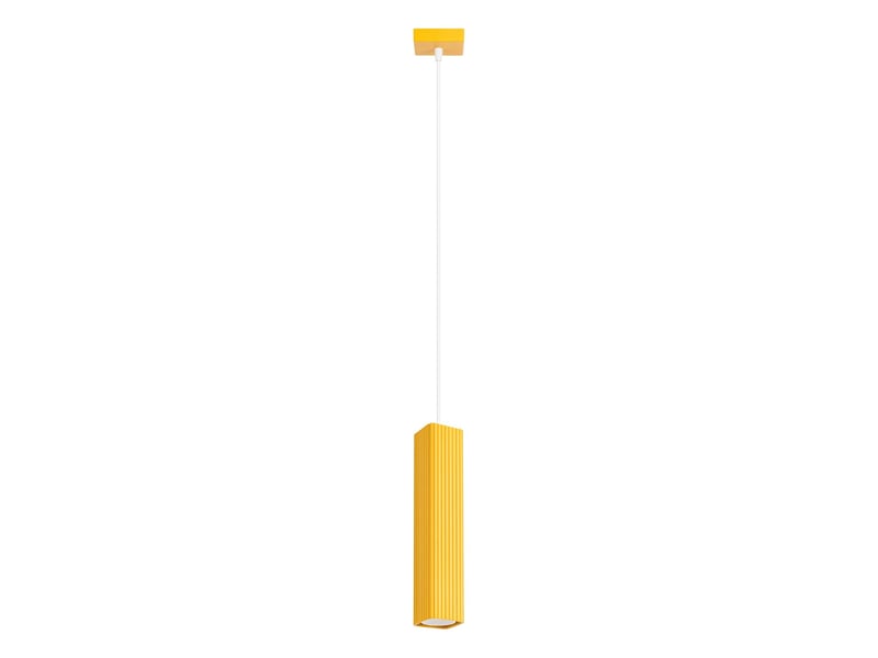  Suspension rayo 1 jaune aluminium moderne 118x8x8cm SL.3267 - Conforama A