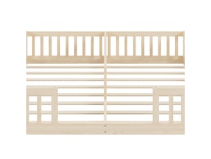 Lit simple 90x200 cm Sol Morn coloris naturel