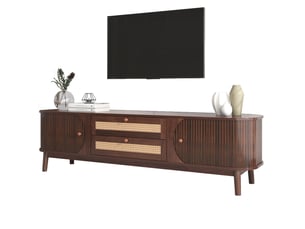 Meuble tv coloris naturel 170 cm REDOM  