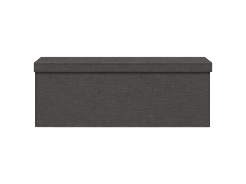  Banc chambre, banc de rangement pliable gris foncé faux lin  - Conforama E