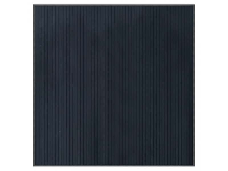  Tapis carré en bambou gris 100x100 cm - comfortxl 376940 - Conforama A