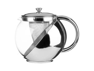 Théière avec filtre spot 1,10l argent