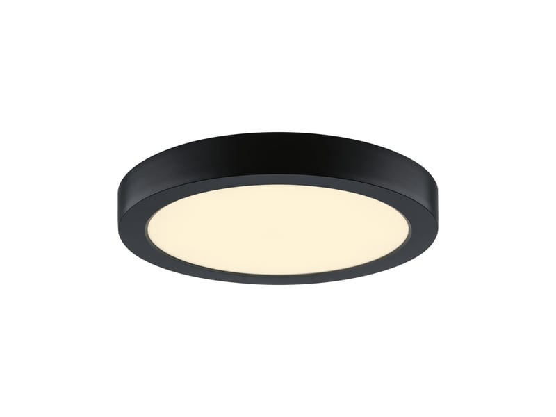  Panneau led pisa 3000k 290 mm 1800lm 17,6w noir mat  - Conforama B