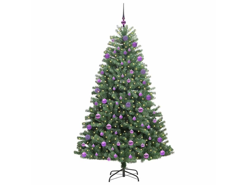 Sapin de noël - arbre de noël artificiel à branches articulées vert 210 cm - Conforama C