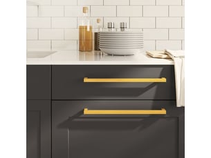 Tirateurs d'armoire, 20 unités, dorés, en acier inoxydable