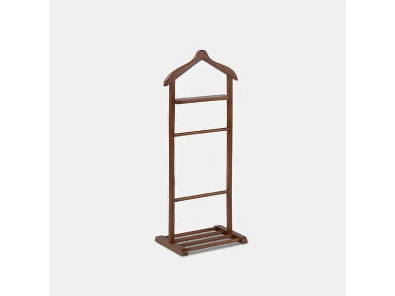  Valet de chambre en bois avec armoire simple beta single - noyer  - Conforama A