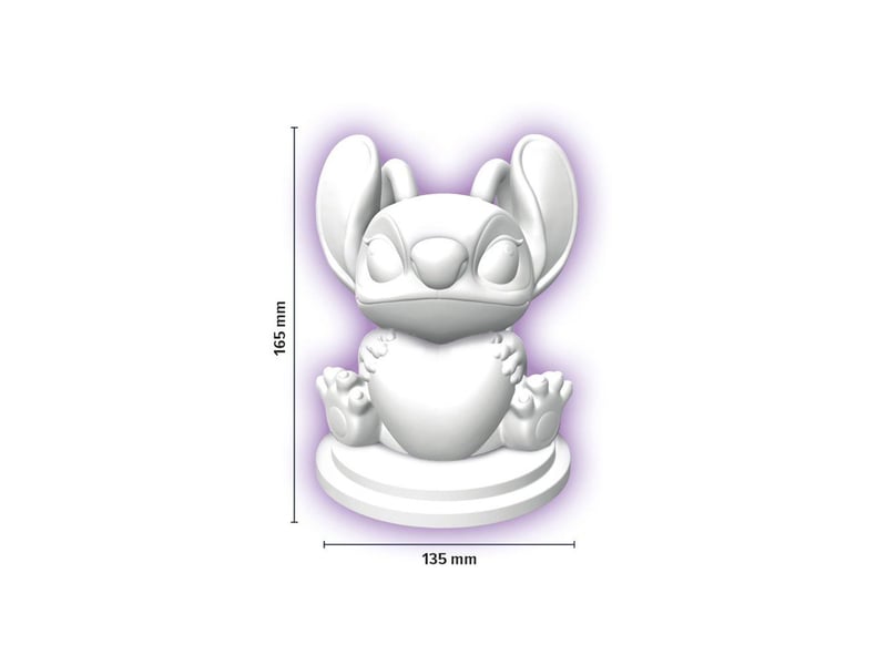  Lampe decorative a peindre diy stitch et angel kit pvc LIS8008324118830 - Conforama B