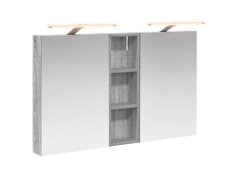  Ensemble de meubles de salle de bain 3 pcs 100x10.5x60.5 cm shl8134  - Conforama A