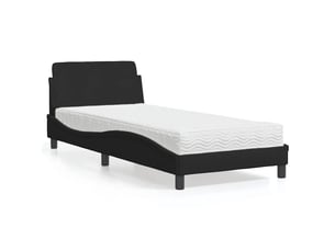 Lit simple 80x200 cm    coloris noir