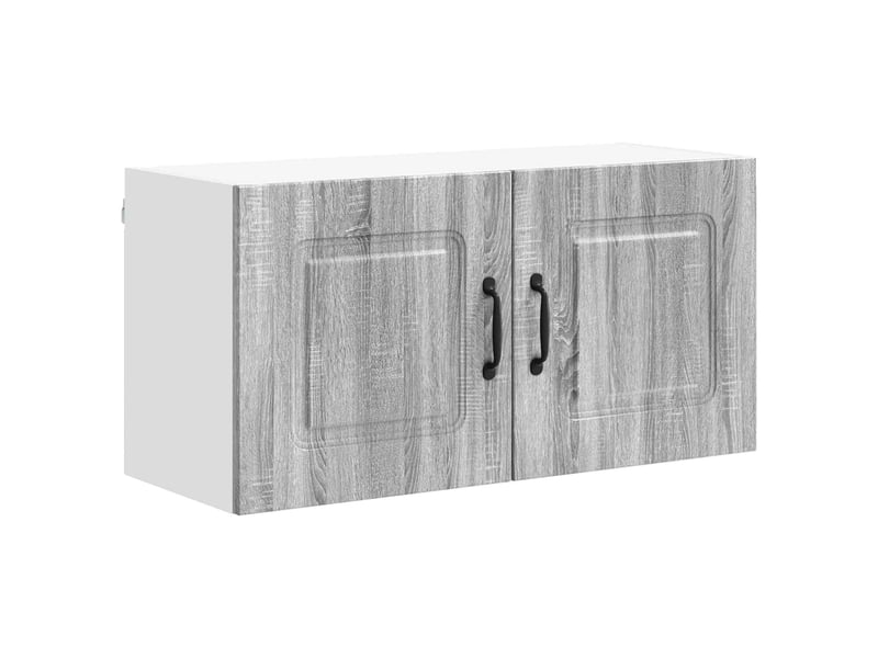  Meuble mural de cuisine | armoire de cuisine gris sonoma 80x31x40cm shl8184  - Conforama A
