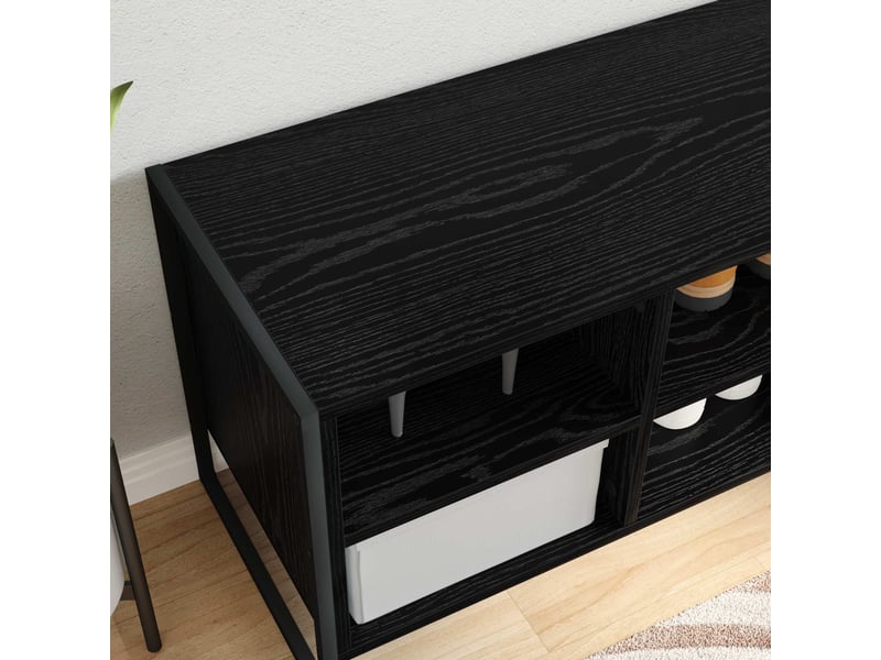  Meuble à chaussure, cabinet à chaussures 60x35x44 cm bois d'ingénierie shl7206  - Conforama D