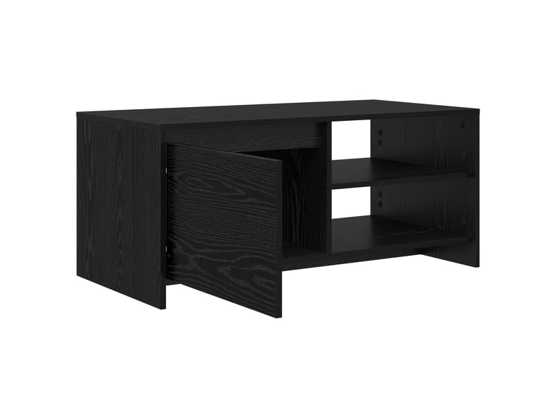 Table basse - table de salon - table à thé chêne noir 102 x 50 x 45 cm bois d'ingénierie - Conforama A